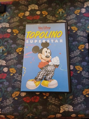 Topolino superstar vhs walt - topolino,