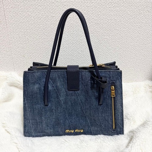 Borsa miu blu navy - miu, denim