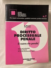 Diritto processuale penale il nuovo rito penale 1991 Simone edizioni