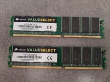 2x 1GB (2GB) RAM DDR1 400MHz PC3200 Corsair ValueSelect ? NON TESTATA ?