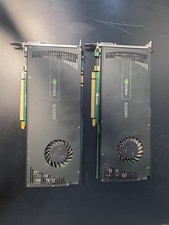 2 Schede Grafiche NVIDIA QUADRO 4000 2GB 2x Displayport DVI Pci-E