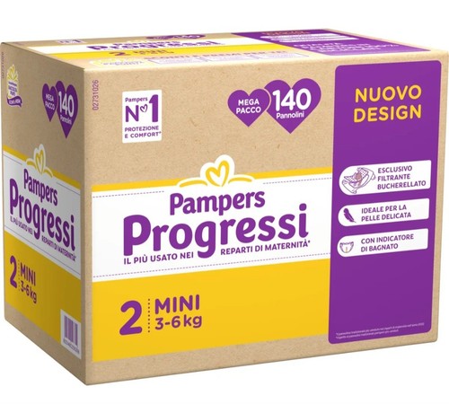 Pampers progressi taglia - pampers, 2