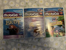 Vtech Mobigo Cartucce Gioco Disney Coraggiose, Principesse, Dora Ottime Condizioni