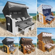 BRAST® Cestino da spiaggia Usedom 3 posti XXL per 2-3 persone | Larghezza 165 cm