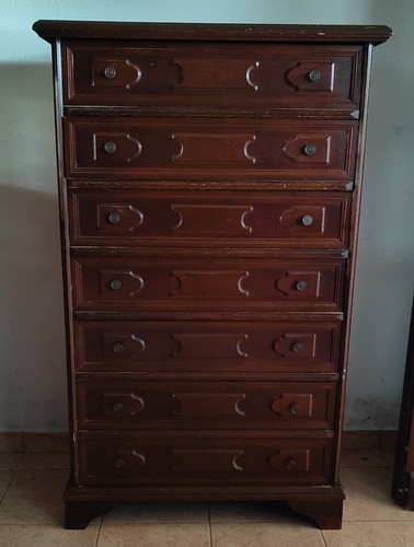 Settimino legno tinta noce - legno,