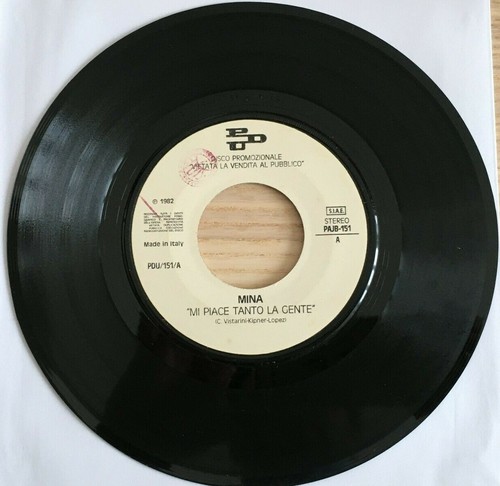Mina raro giri promo b - raro, 45
