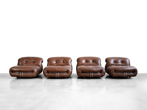 Soriana lounge chairs - in, brown