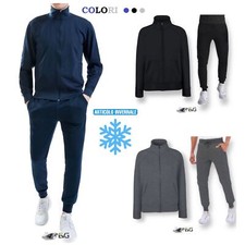 TUTA UOMO NORD STAR INVERNALE FELPATA COMPLETO 2 PEZZI SPORT CASA CORSA PALESTRA