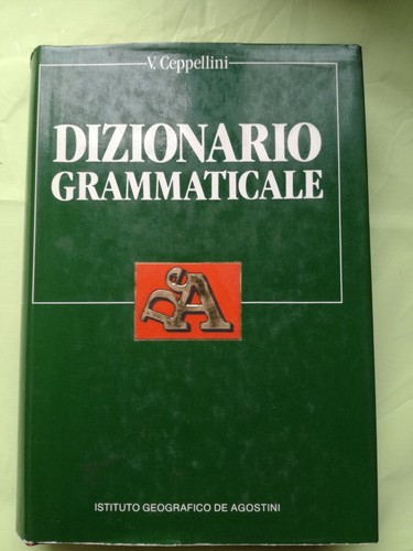 Dizionario grammaticale v - dizionario, -v