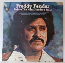 FREDDY FENDER - BEFORE THE NEXT TEARDROP FALLS - VINYL VG+/VG+ LP