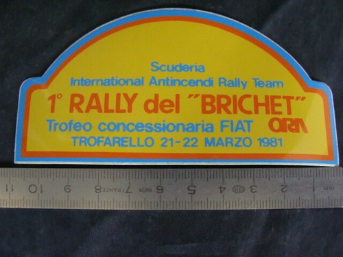 Adesivo rally del brichet - del,