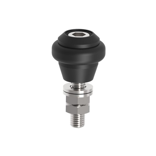 Acciaio inox gomma rullo guida - inox,