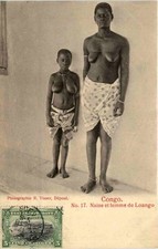 Congo - Nane et femme de Loango erotico -99344