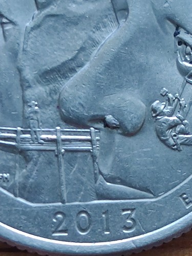 Quarter dollar die chip - quarter,