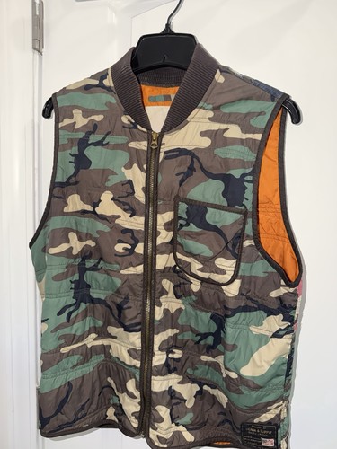Gilet trapuntato mimetico