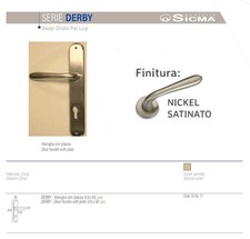 Maniglia placca porta SICMA