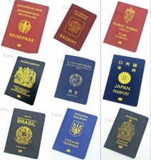 43 Paesi Passaporto Quaderno Film Props Studente Imitazione Diario di Viaggio