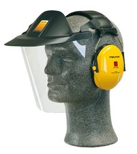 3M PELTOR Multi Systems V40 Cuffie antirumore con visiera policarbonato