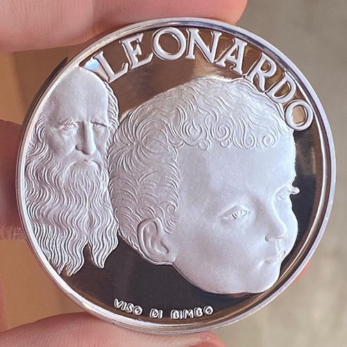 Medaglia leonardo vinci - da,