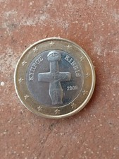  1 Euro Kibris CROCE DI  Cipro Rara Anno 2009