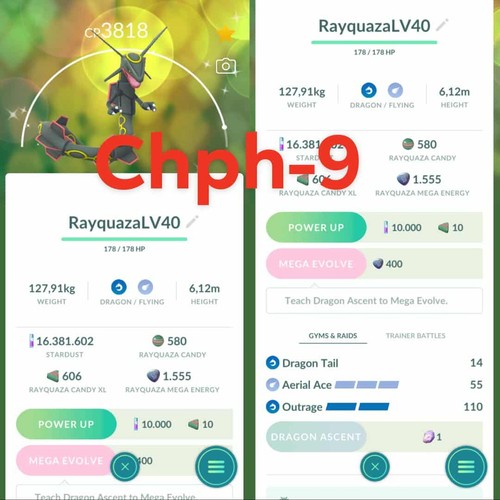 Pokemon shiny rayquaza lv40 - pokemon,