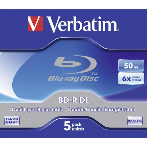 Blu ray vergine 50 gb - dl,