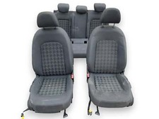 Tappezzeria Sedili Stoffa Nera