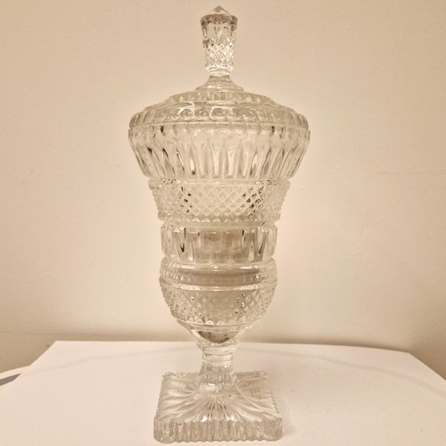 Vaso cristallo lavorato - vaso,