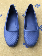 Gucci scarpe sovrascarpe gomma blu mocassino copri diamante uomo UK 11 US 12 45 nuove