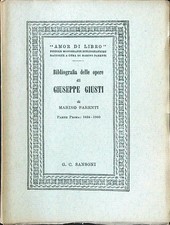 BIBLIOGRAFIA DELLE OPERE DI