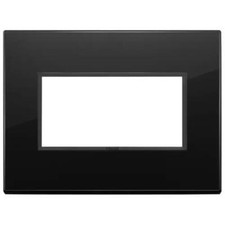 VIMAR EIKON - PLACCA 4M NERO