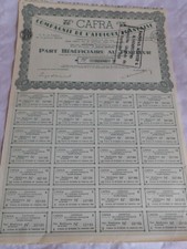 Certificato Azioni Vintage