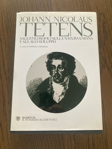 Tetens saggi filosofici sulla - tetens,