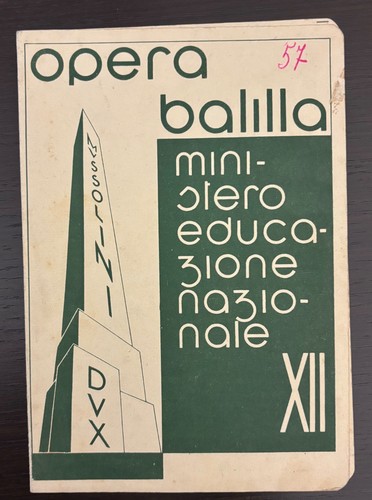 Pagella opera balilla - opera,