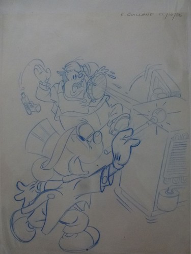 Dessin original préparatoire - original,