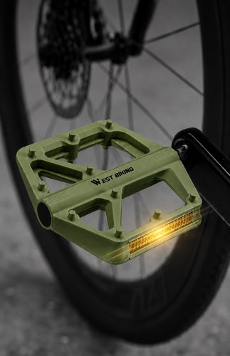 Pedali bici nylon leggero - pedali,