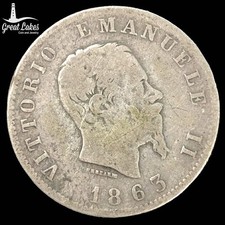 1863T Italy BN 1 Lira