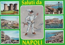 NAPOLI - Saluti, Vedute, Pulcinella