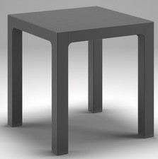 Tavolo Ares Antracite 70x70 polipropilene da esterno bar ristorante hotel-Areta