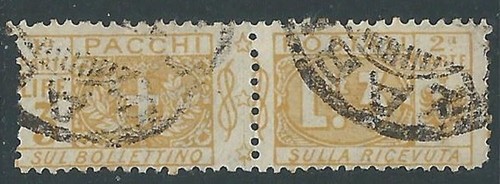 1914 regno usato pacchi - 1914-22,