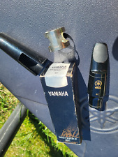 YAMAHA 4C TENOR SAXOPHONE MOUTHPIECE + LIG. +CAP/BOCCHINO SEMINUOVO SAX TENORE