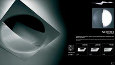 METALSPOT SOFFIO 44400 LAMPADA APPLIQUE A PARETE IN ALLUMINIO PRESSOFUSO LUCIDO