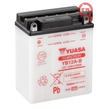 BATTERIA ORIGINALE YUASA 12AH YB12A-B HONDA XL 600 RM/LM (PD04) 1985 1986 1987