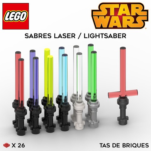 Lego pack armes sabre - lego, d'armes,