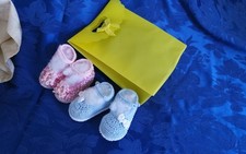 Scarpine Per Neonata Uncinetto