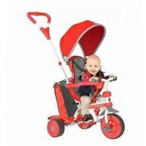 Triciclo rosso 36m asta - triciclo,