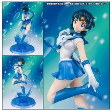 Action Figure Sailor Moon Crystal Mercury Mizuno 17cm STATUA DA COLLEZIONE