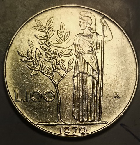 100 lire 1970 repubblica - 100,