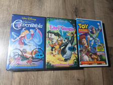 3 VHS - Cenerentola - Toy Story - Il libro della giungla /  Sigillate