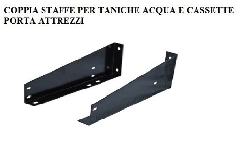 Coppia staffe per cassetta - per,
